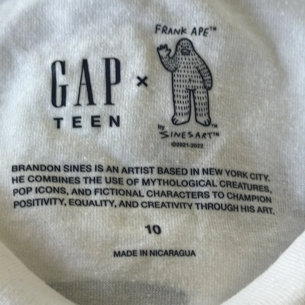 NWT Gap Teen t-shirt, sz 10 teen